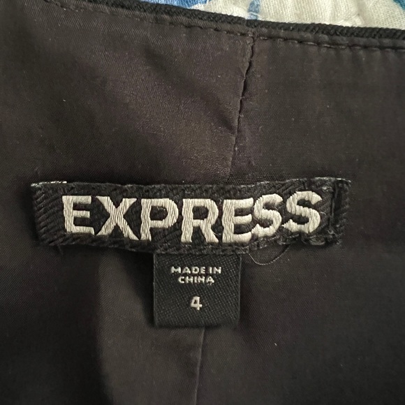 Express pensil skirt - #Size 4. #Black. #High waist - Picture 3 of 4